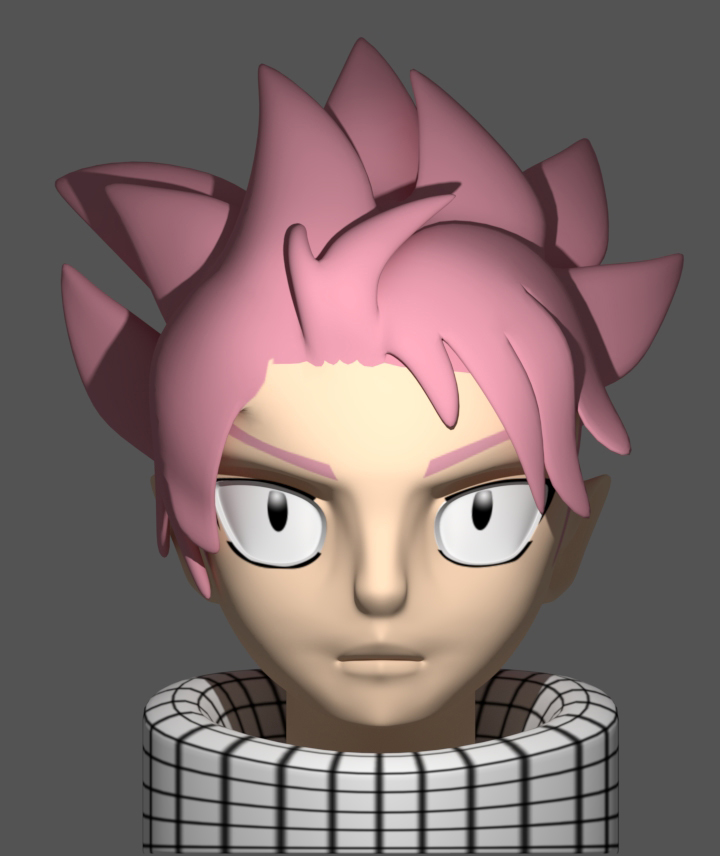 Xyzprinting Free Downloadable 3d Models Toys Fairy Tail Natsu Dragneel